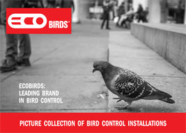 Brochure Ecobirds® - Raccolta immagini di installazioni per il controllo dei volatili